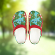 Load image into Gallery viewer, Signature “earth bound” kids Christmas edition strap slip on’s

