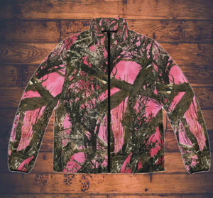 Women True leaf pink puff jacket