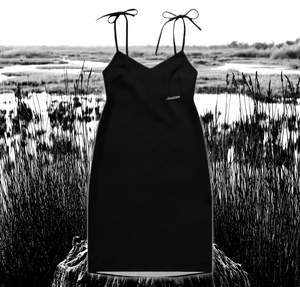 Signature Tie-strap midi dress