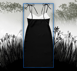 Signature Tie-strap midi dress
