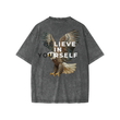 Load image into Gallery viewer, Signature “braveheart” Snow Washed Kids' T-Shirt
