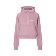 Load image into Gallery viewer, Cropped Half-Zip Hoodie
