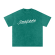 Load image into Gallery viewer, Men Signature “live” Snow Washed Oversized Cotton T-Shirt
