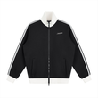 Load image into Gallery viewer, Contrast Side Stripe Fleece Track Jacket
