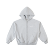 Load image into Gallery viewer, Signature Contrast-Stitched Boxy Fleece Zip Hoodie
