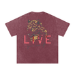 Load image into Gallery viewer, Men Signature “live” Snow Washed Oversized Cotton T-Shirt
