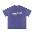 Load image into Gallery viewer, Men Signature “live” Snow Washed Oversized Cotton T-Shirt
