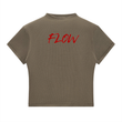 Load image into Gallery viewer, Women “Flow” Slim Fit Mock Neck T-Shirt
