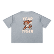 Load image into Gallery viewer, Men signature Mineral Wash “year of tiger” Boxy Cotton T-Shirt
