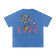 Load image into Gallery viewer, Men Signature “live” Snow Washed Oversized Cotton T-Shirt

