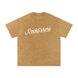 Load image into Gallery viewer, Men Signature “live” Snow Washed Oversized Cotton T-Shirt
