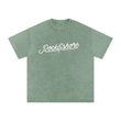 Load image into Gallery viewer, Men Signature “live” Snow Washed Oversized Cotton T-Shirt
