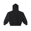 Load image into Gallery viewer, Signature Contrast-Stitched Boxy Fleece Zip Hoodie
