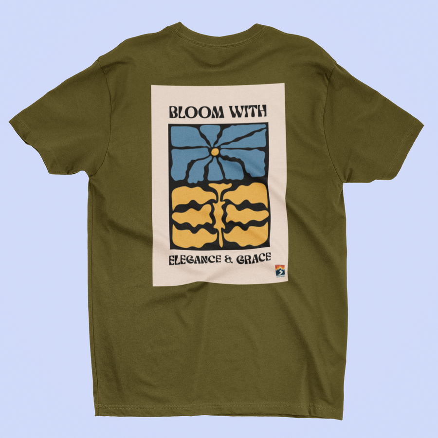 “Bloom with elegance” T-shirt