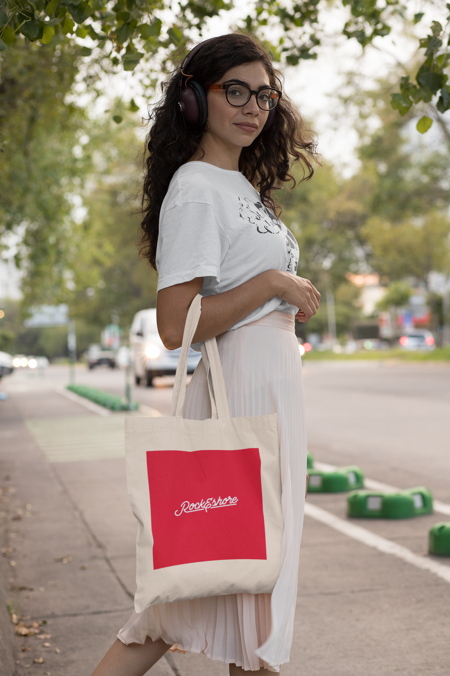 signature red Tote Bag