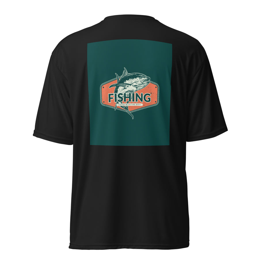 women fish performance crew shirt