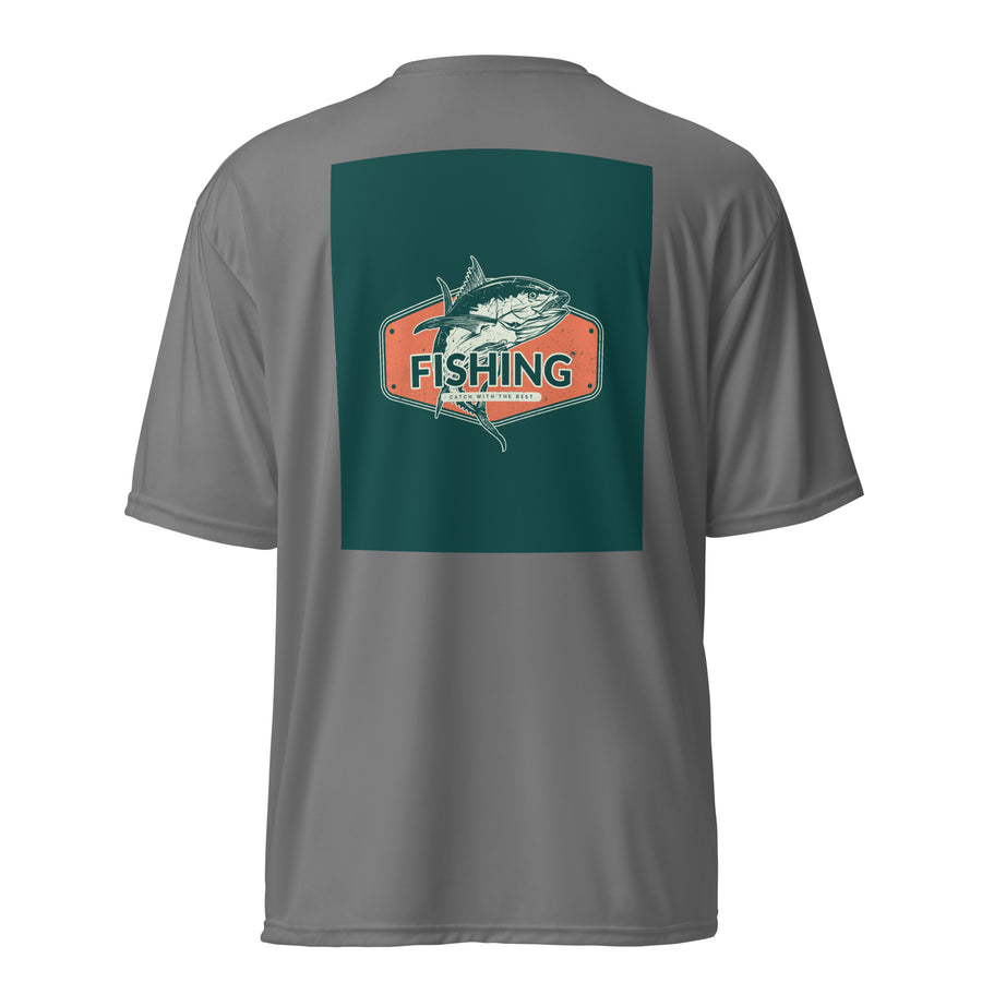 women fish performance crew shirt