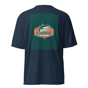 women fish performance crew shirt