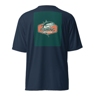 Men Fish performance crew shirt