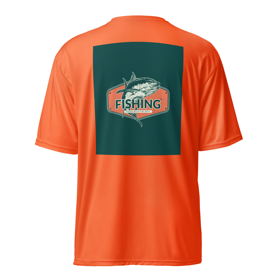 women fish performance crew shirt