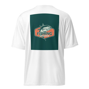 women fish performance crew shirt