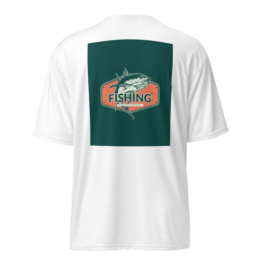 women fish performance crew shirt