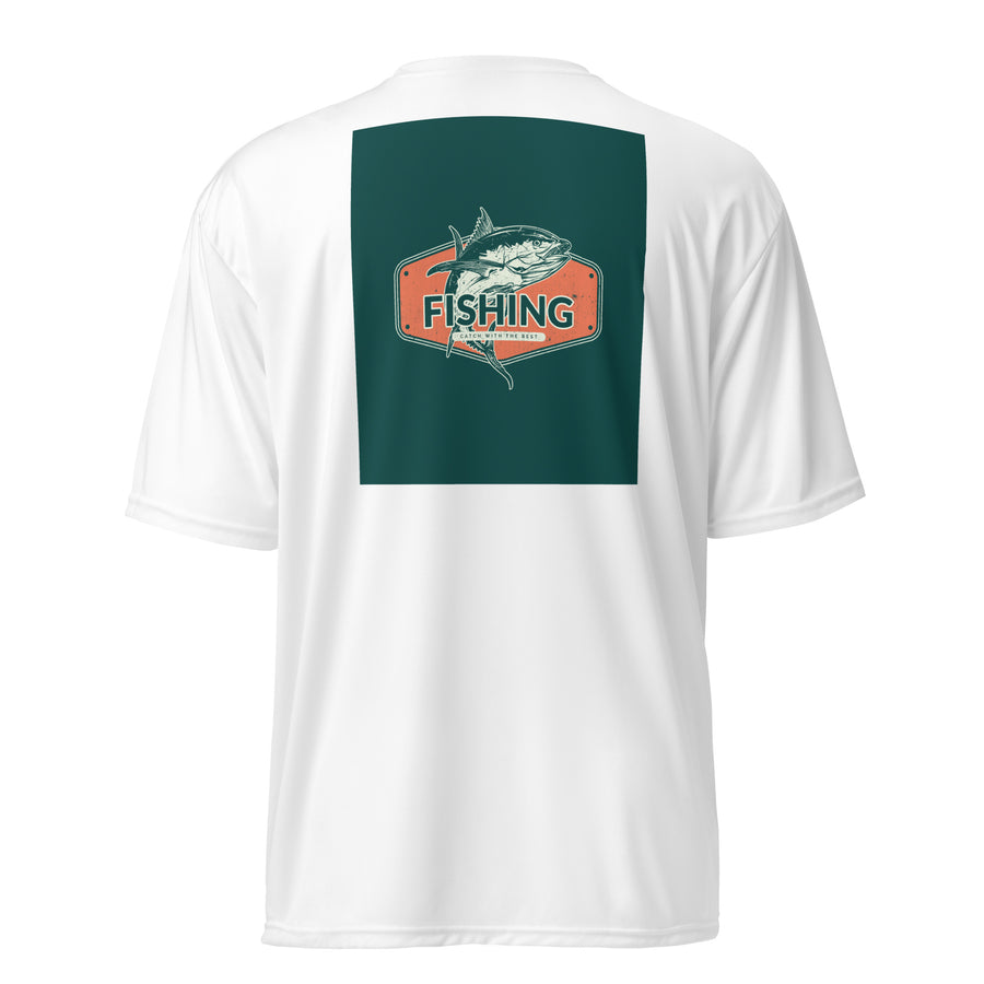 Men Fish performance crew shirt