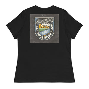 women "let your river flow" tee