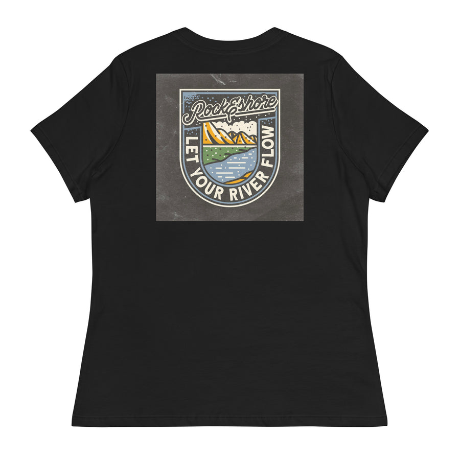 women "let your river flow" tee