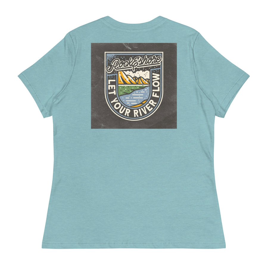 women "let your river flow" tee