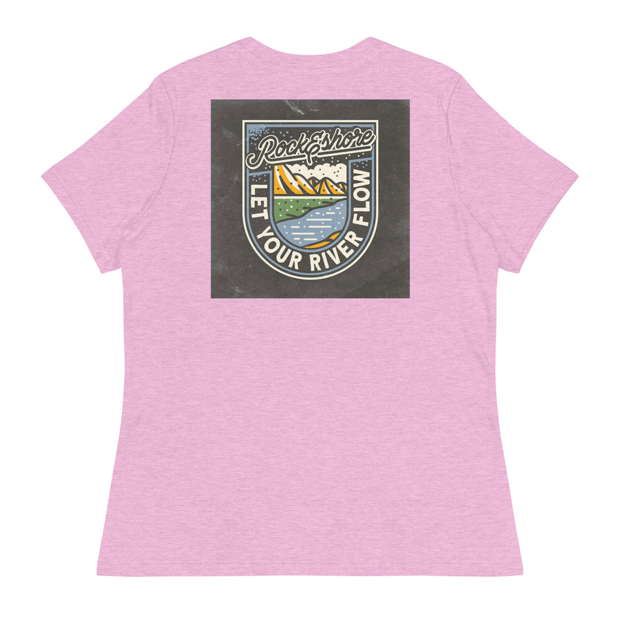 women "let your river flow" tee