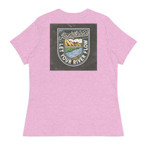 women "let your river flow" tee