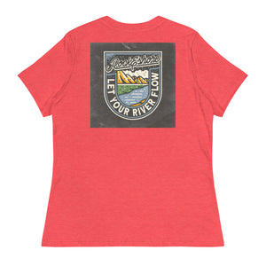 women "let your river flow" tee