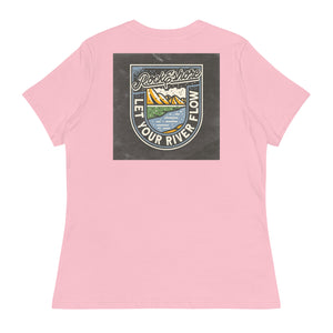 women "let your river flow" tee