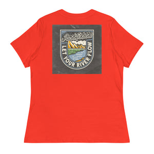 women "let your river flow" tee