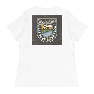 women "let your river flow" tee