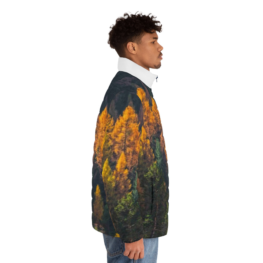 Logo forest  Puffer Jacket