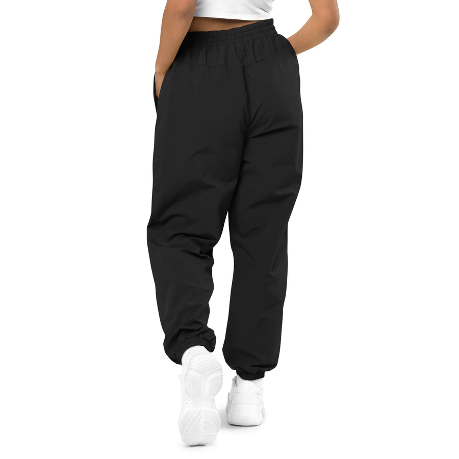 women logo trousers